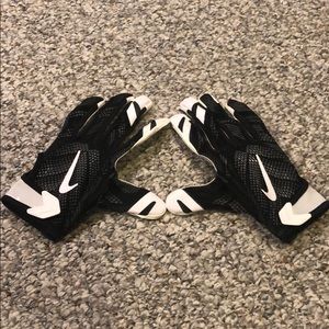 Nike White Football Gloves XL
